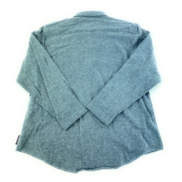 Wolverine Men's Emmet Dark Slate Long Sleeve Button Up Flannel Shirt Sz L - XXL - Picture 2 of 2